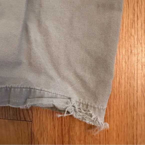 Carhartt Canvas Pants Men's 38 x 34 Relaxed Fit Beige Tan Work Utility (T) - Picture 6 of 16